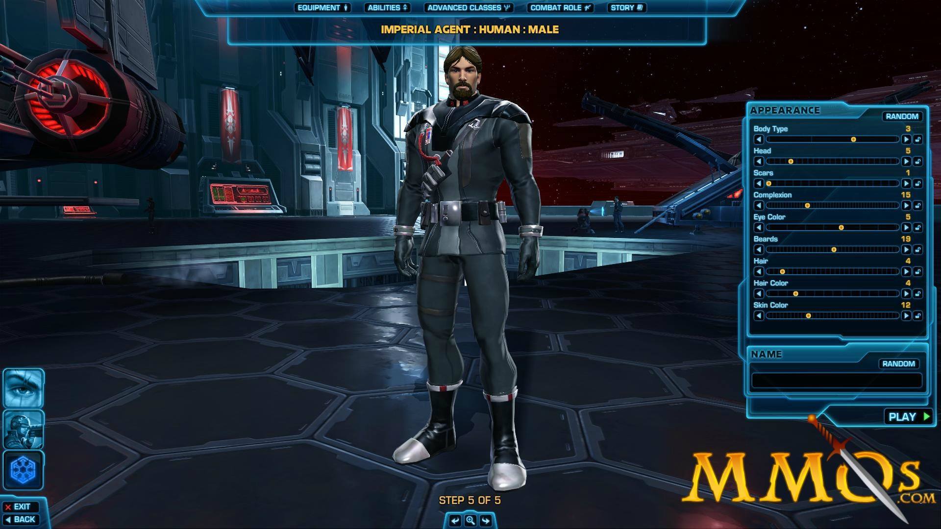 star wars the old republic character creation sith