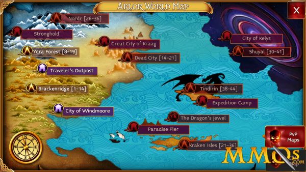 Arcane Legends Map