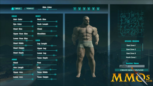 Ark Survival Evolved character creation