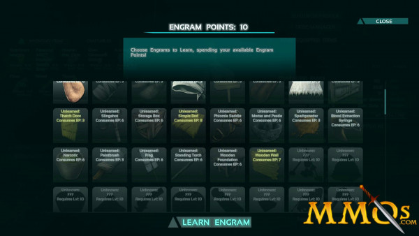 Ark-Survival-Evolved-craftable-skills