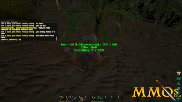 Ark-Survival-Evolved-unconscious-player