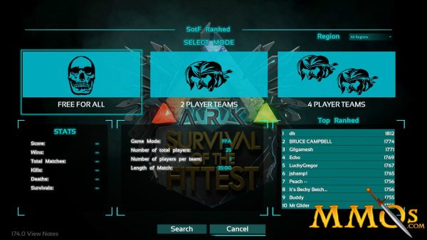 ark survival of the fittest game modes