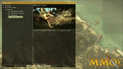 arma 3 campaign menu