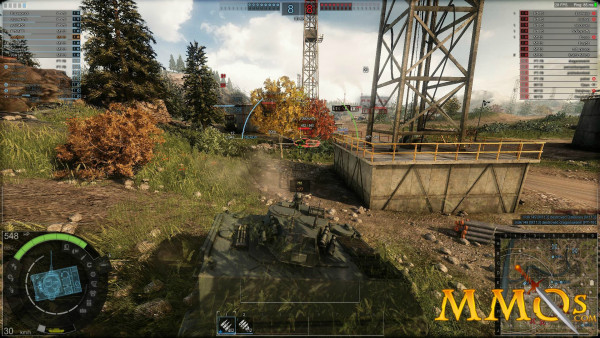 Armored Warfare attacking