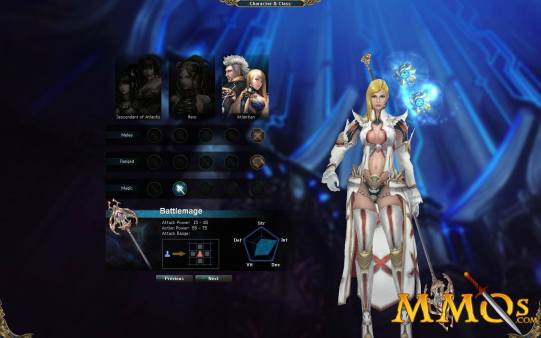 Atlantica Online Create Character