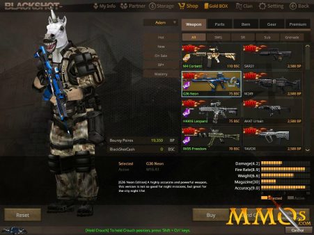 Blackshot Weapon Store