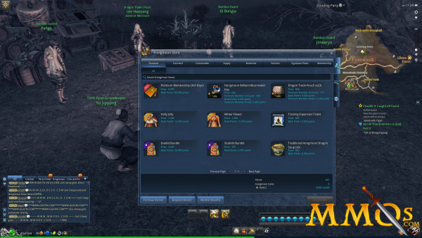 blade and soul featured items