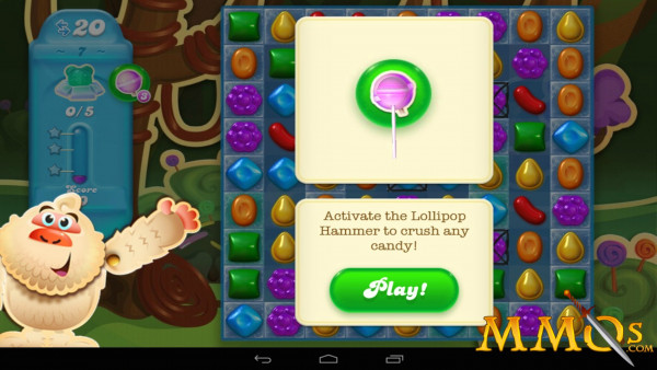 Candy Crush lollipop hammer