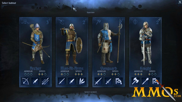 Chivalry select loadout