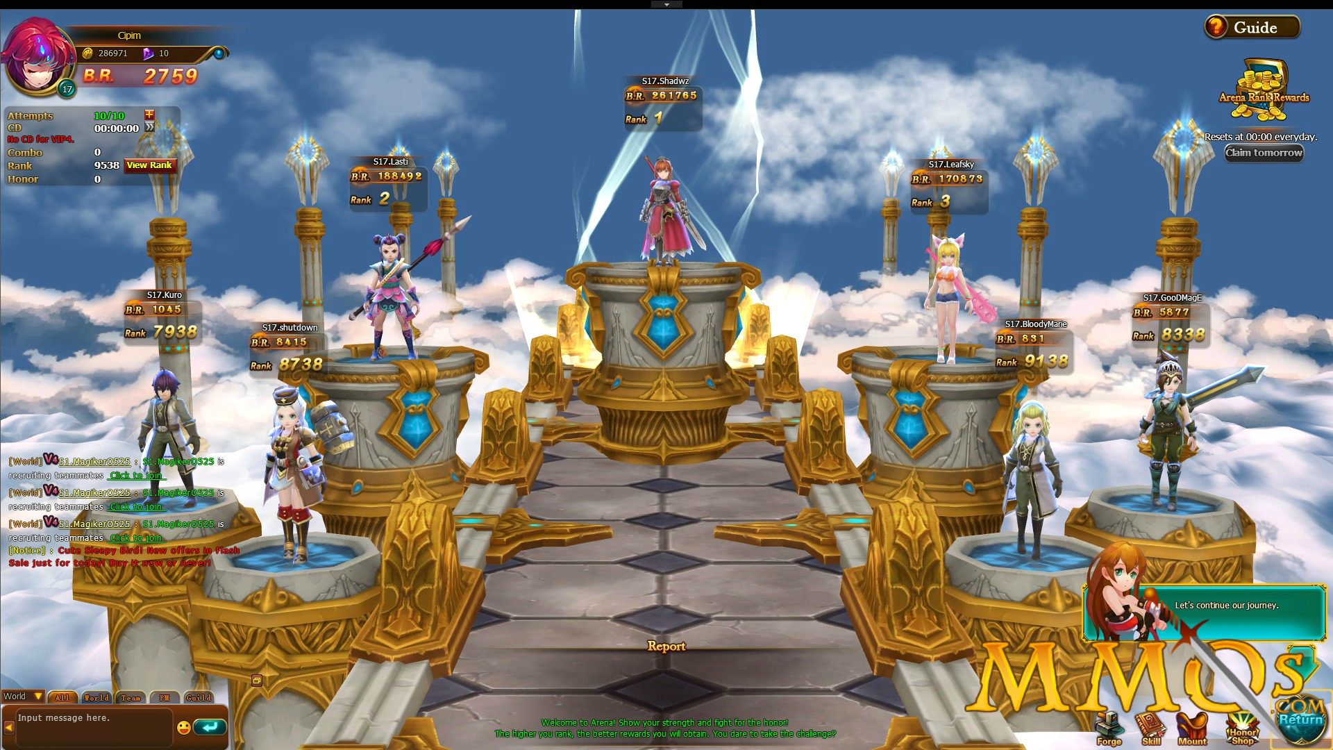 Clash of Avatars - 3D browser MMORPG