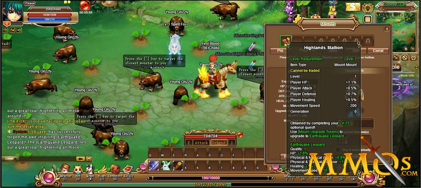 Crystal Saga II is a Free to Play Browser MMORPG Game