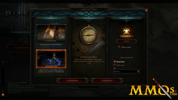 Diablo 3 game settings