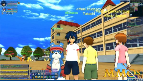 Digimon Masters Online school