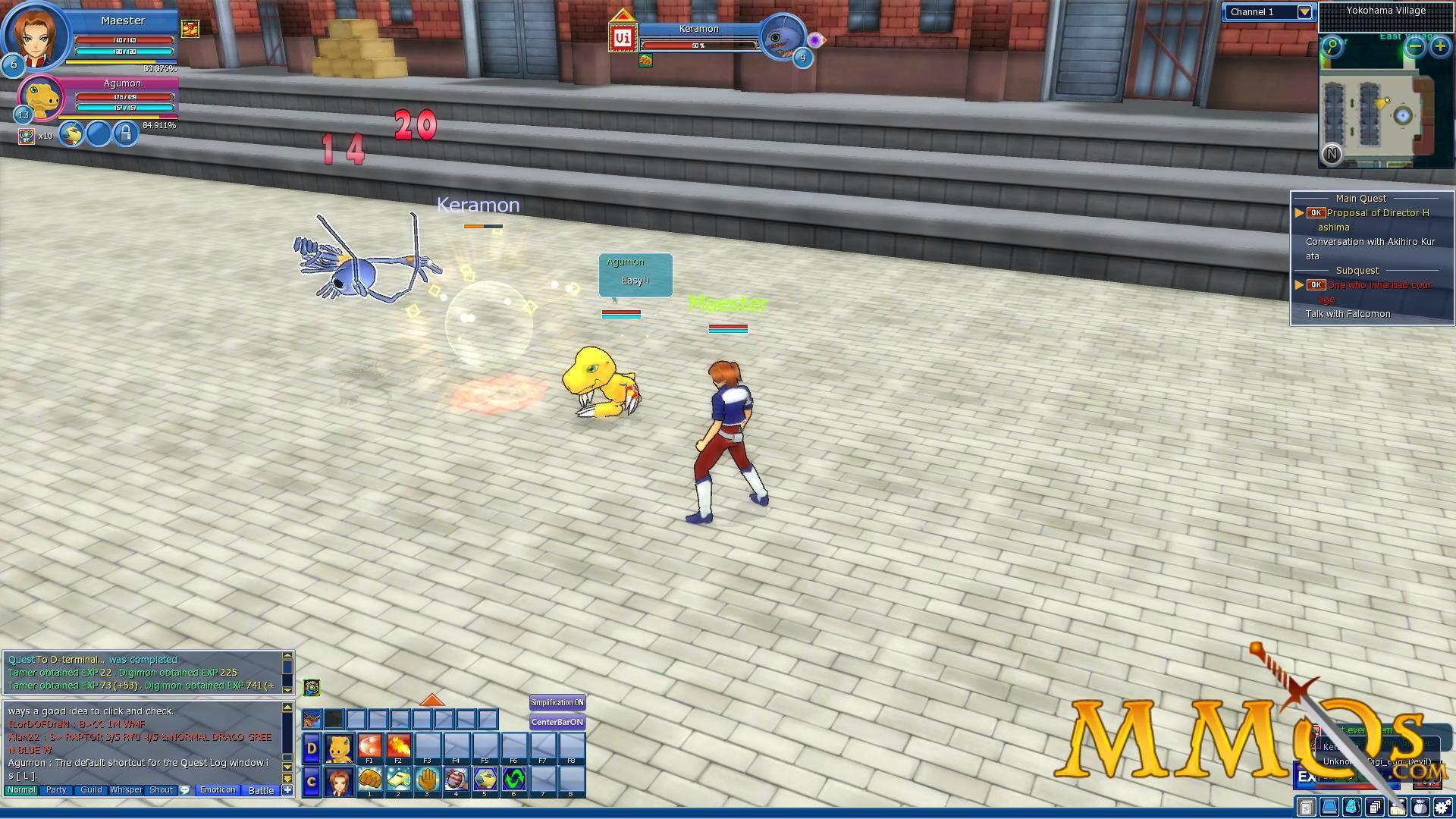 Digimon master (Android APK) - MMORPG Gameplay 