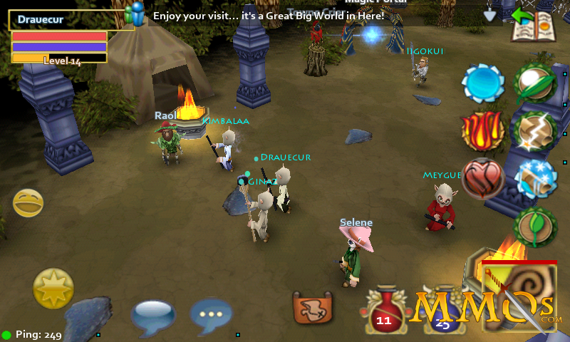 Mobile MMORPGs - Mobile MMOs with Persistent Worlds