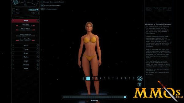 Entropia Universe character creator