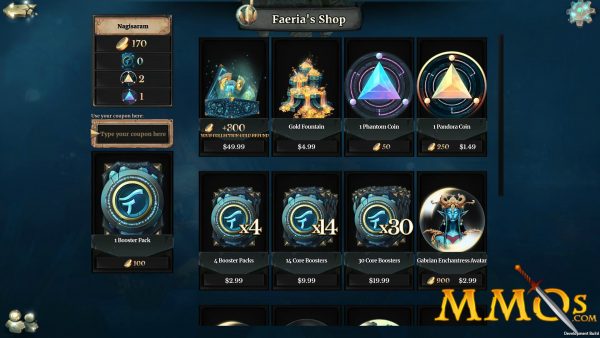 faeria cash shop