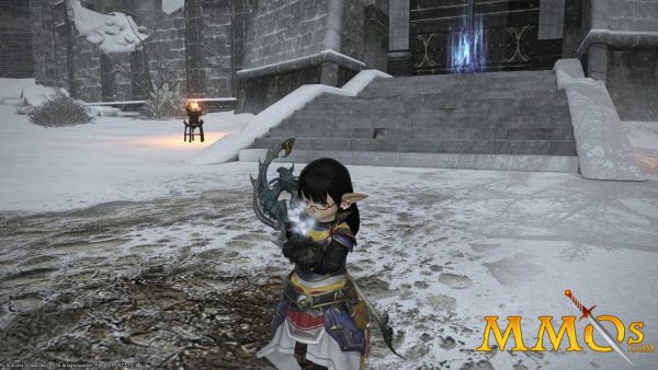 Final Fantasy 14 Snowing