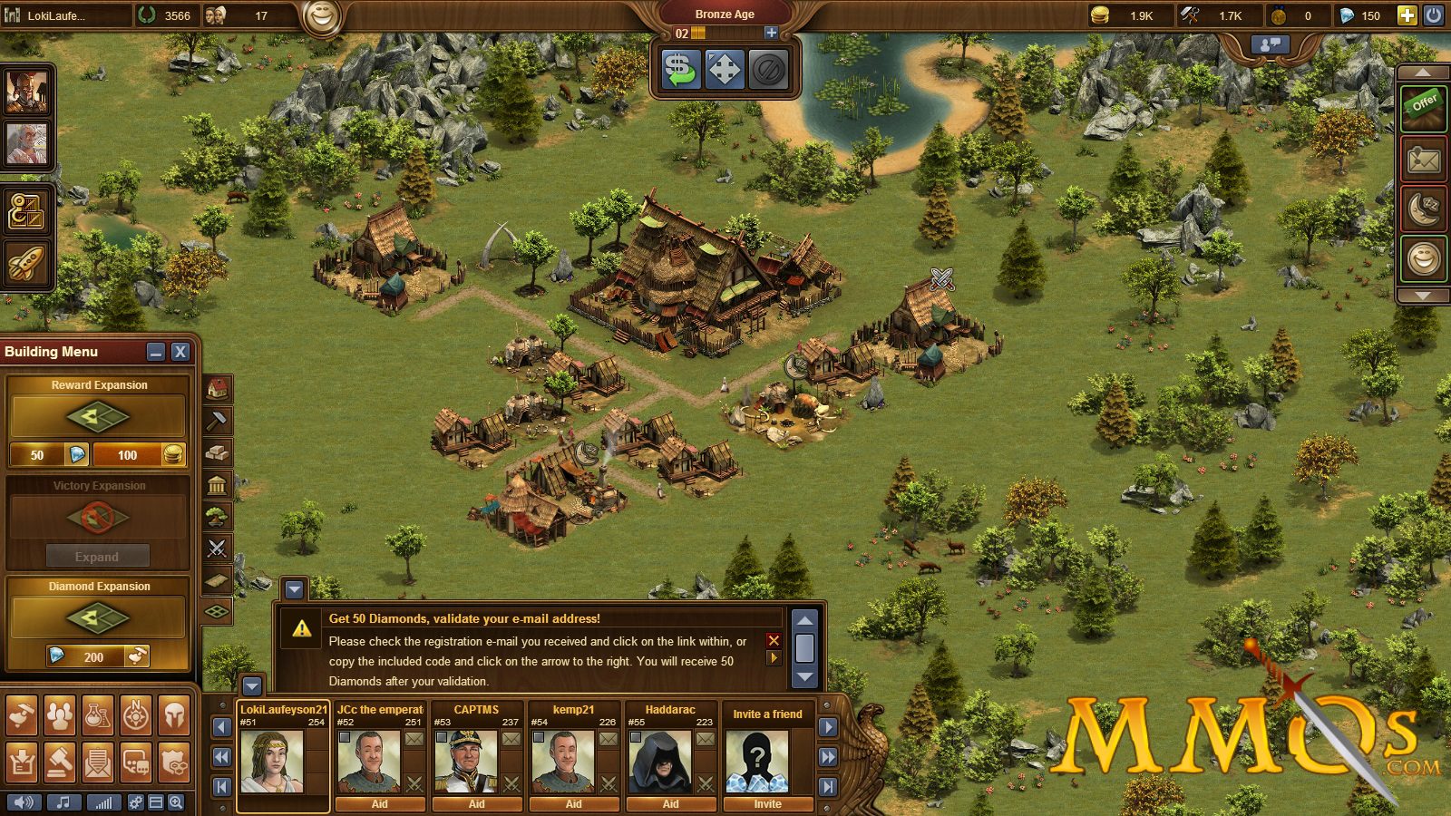 story and side quest in forge of empires