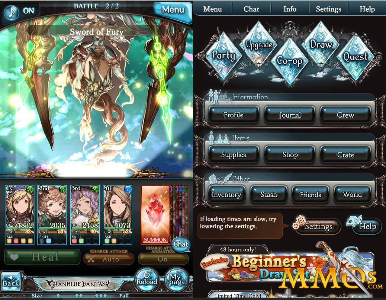 Is it just me or Granblue is just painfully slow in mobile? I used to play  perfectly fine a year ago. The game even glitches (also in app). :  r/Granblue_en