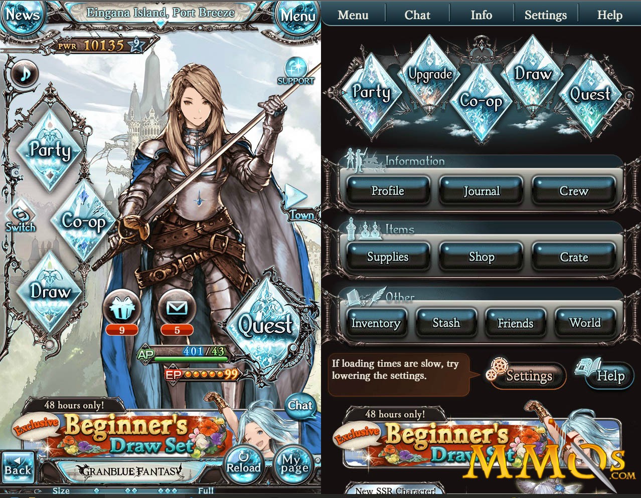 how to get granblue fantasy english