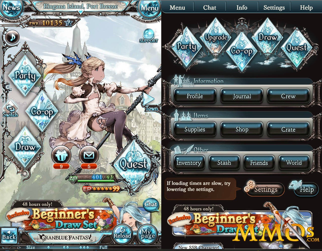 play granblue fantasy english