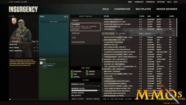 insurgency server list