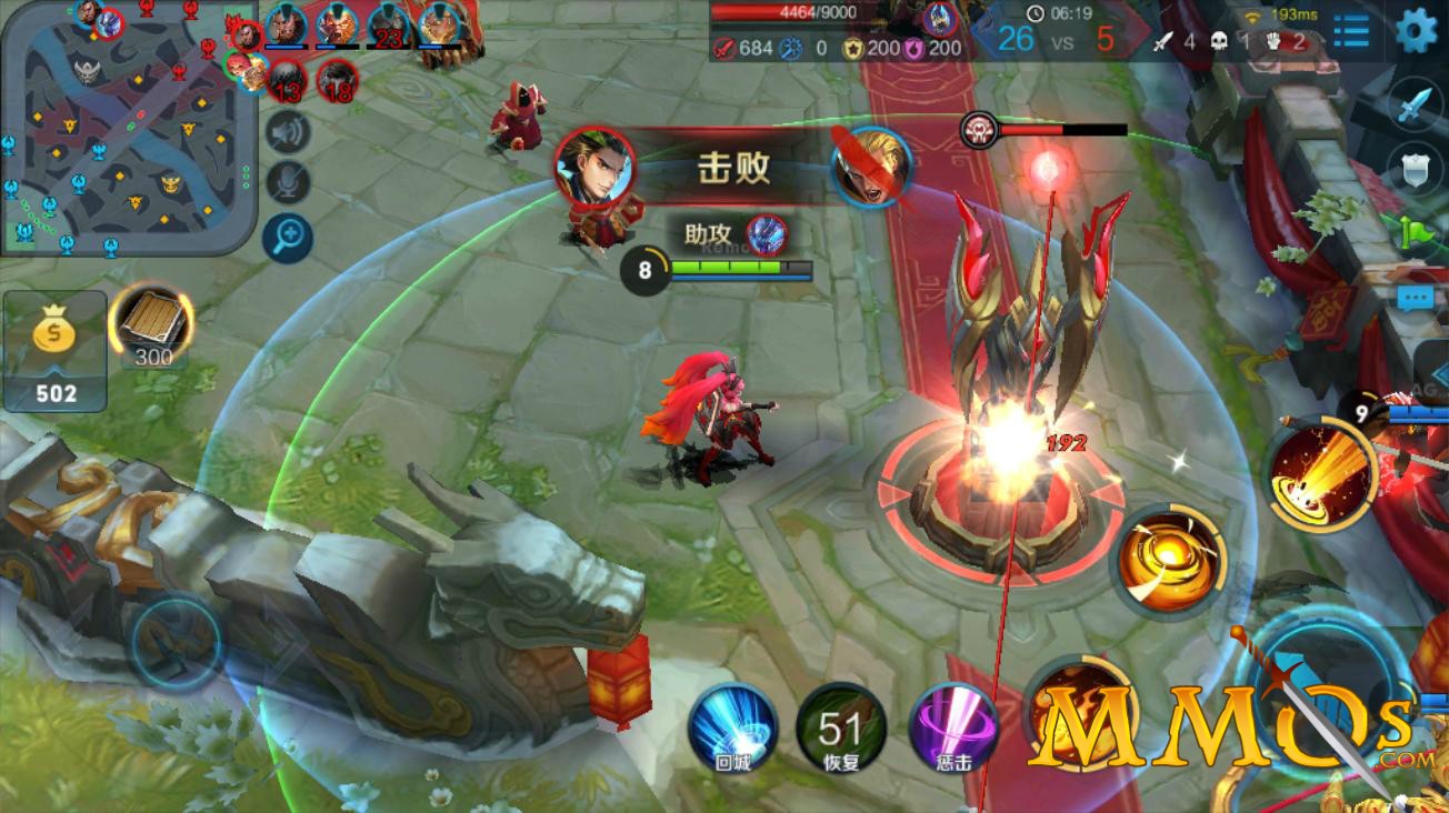 King of Glory English (HONOR OF KING) Gameplay Android / iOS (Arena of  Valor Original Version) 
