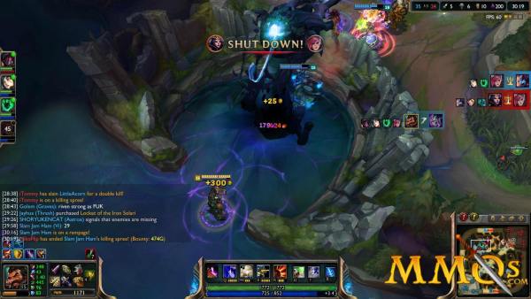 League of Legends Baron Fight