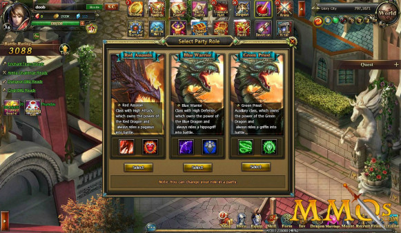 Legend-Knight-select-party-role