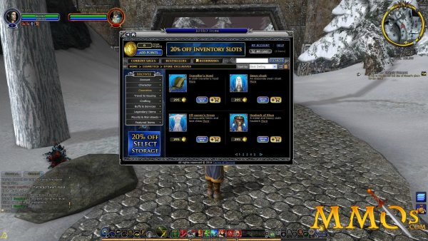 lord of the rings online cash shop