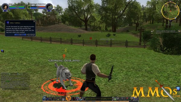 lord of the rings online combat wolf