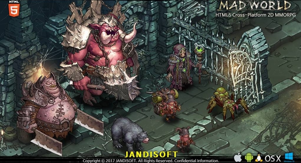 Cross Platform MMORPG Mad World Has A Wicked Art Style 