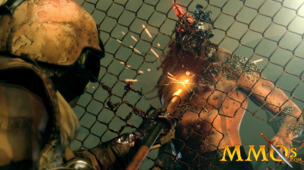 metal gear survive stabbing with spear