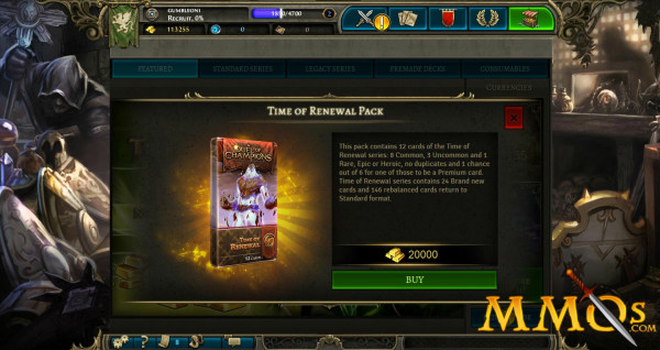 Might and Magic Duel of Champions time of renewal pack