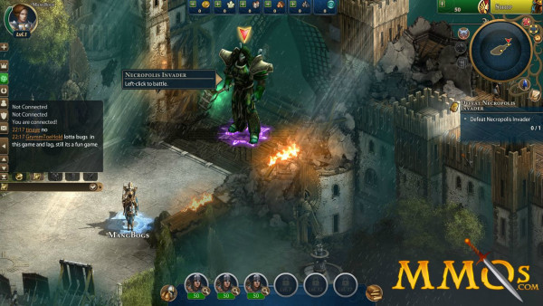 Might and Magic Heroes Online battle