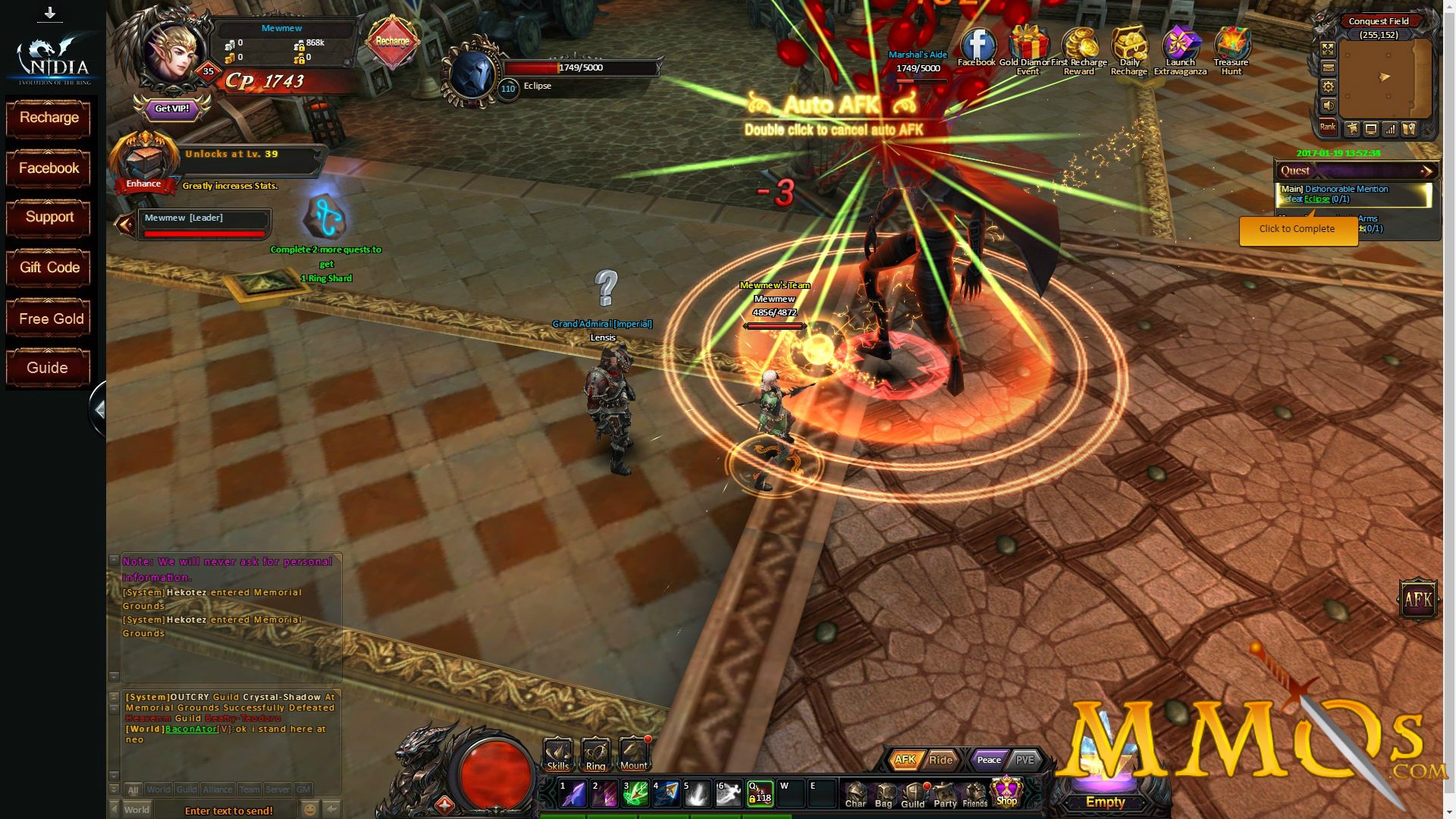 Nidia is a 3D Free-to-play Browser-Based BB, Role-Playing MMO Game MMORPG.