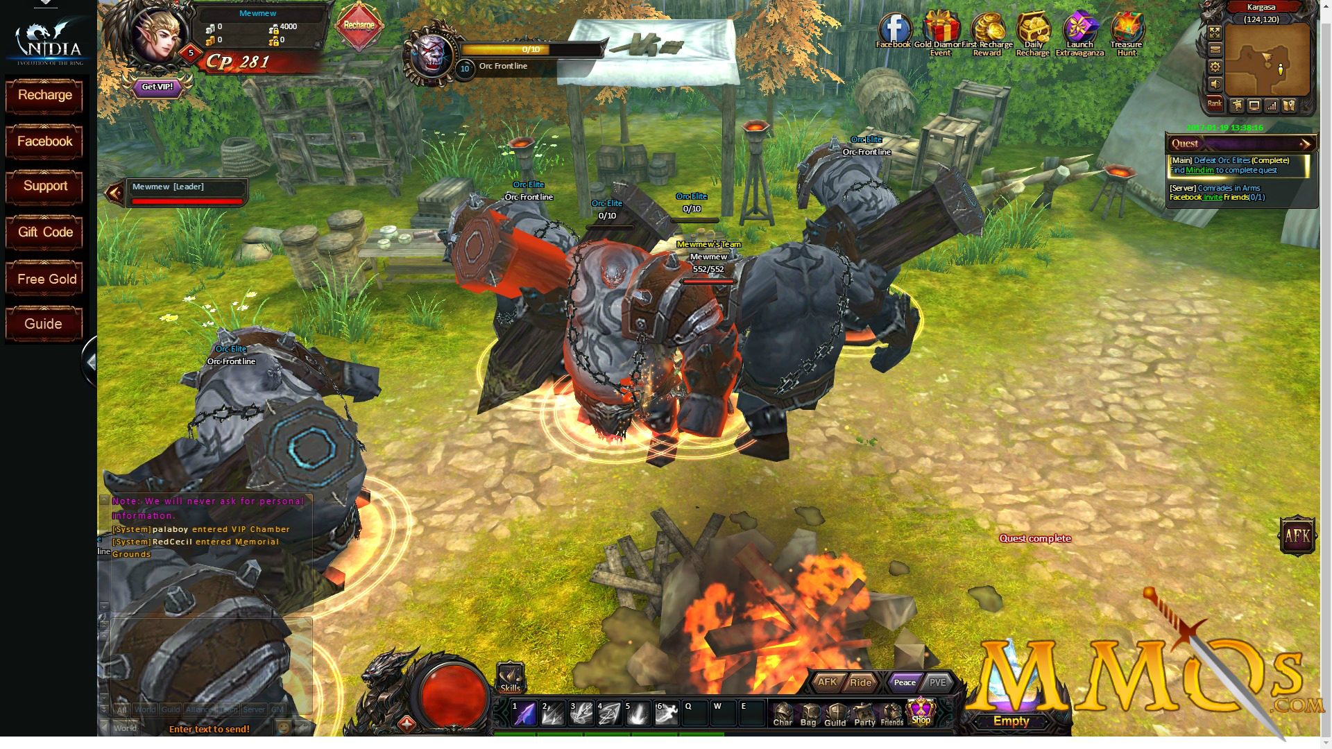 Nidia is a 3D Free-to-play Browser-Based BB, Role-Playing MMO Game MMORPG.