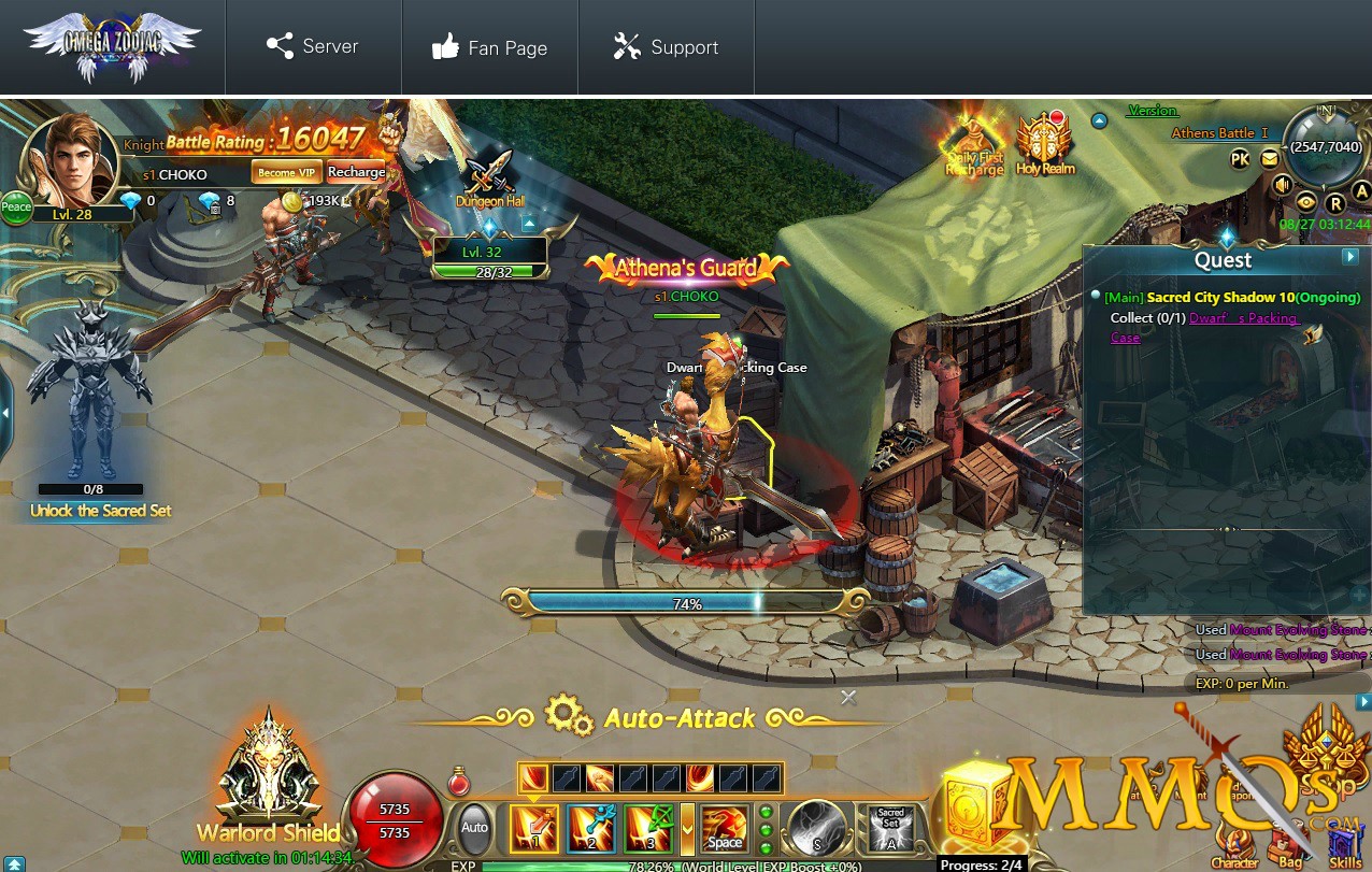 Omega Zodiac Official Website - Free Online MMORPG Game - Defend the  Goddess Athena