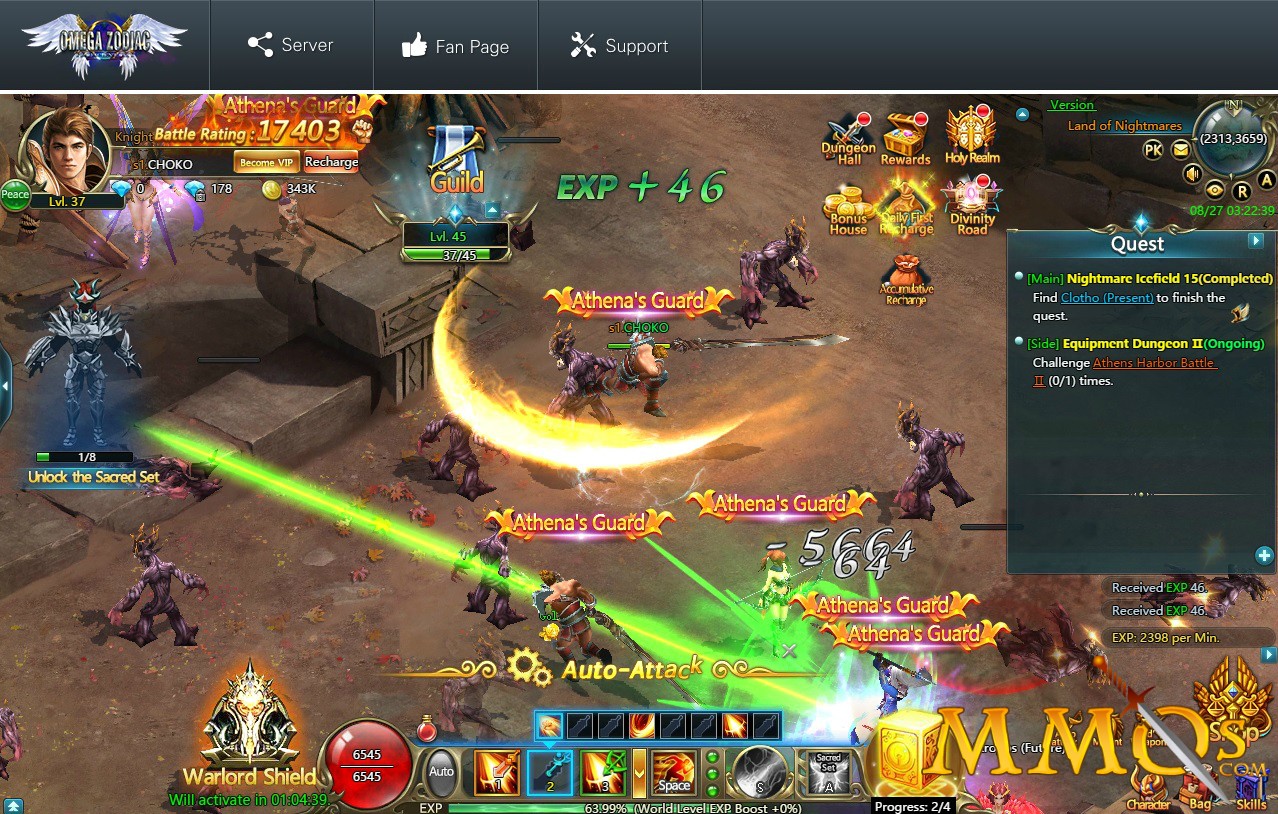 Omega Zodiac Game Review MMOs