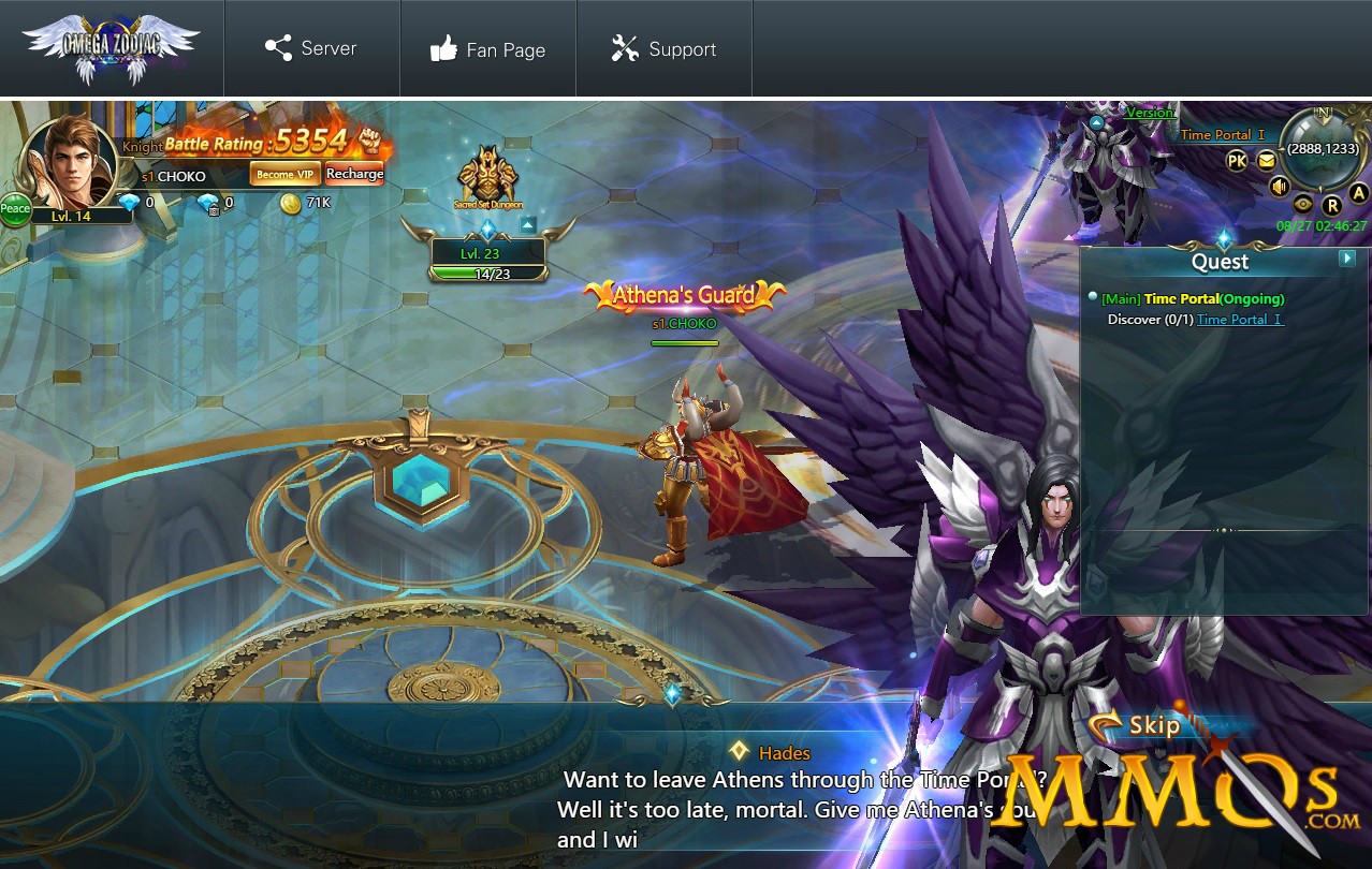Omega Zodiac Official Website - Free Online MMORPG Game - Defend the  Goddess Athena
