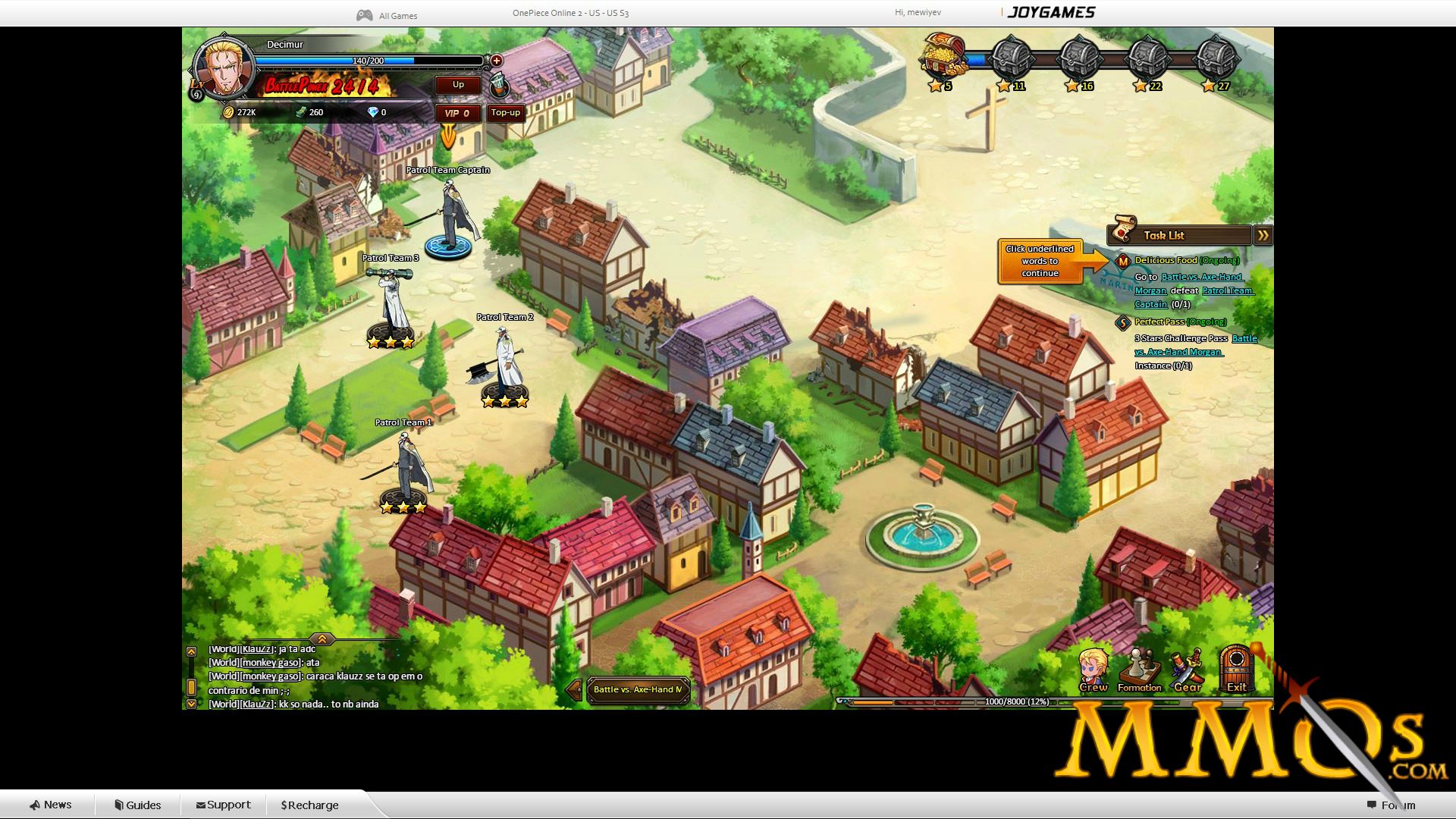 One Piece Online 2: Pirate King Anime browser RPG Game