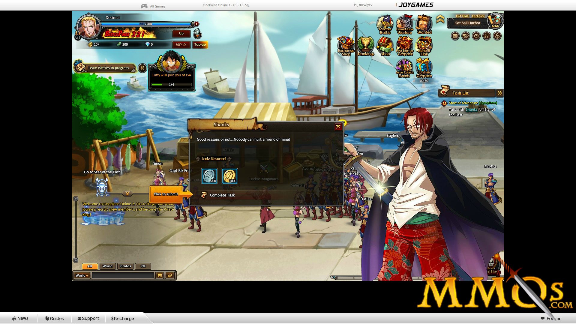 Review of One Piece 2 - Pirate King - MMO & MMORPG Games