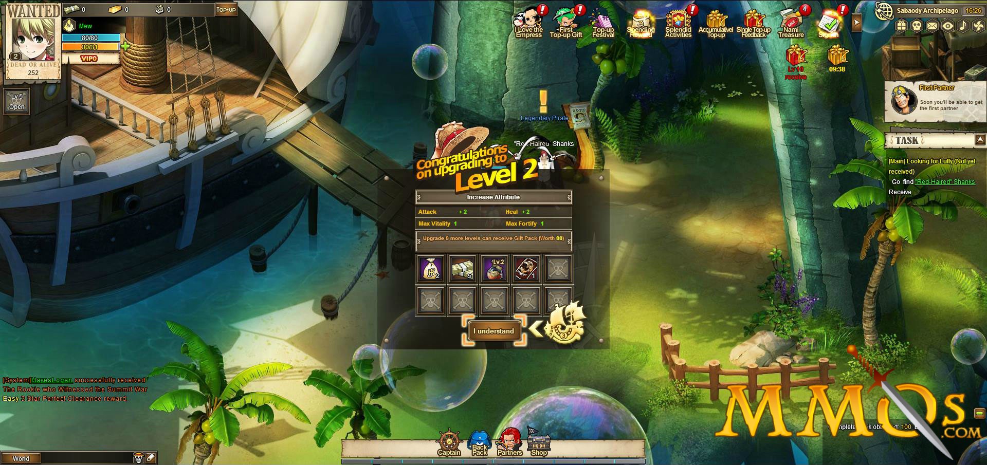 One piece online para pc ( pirate legend soargames )