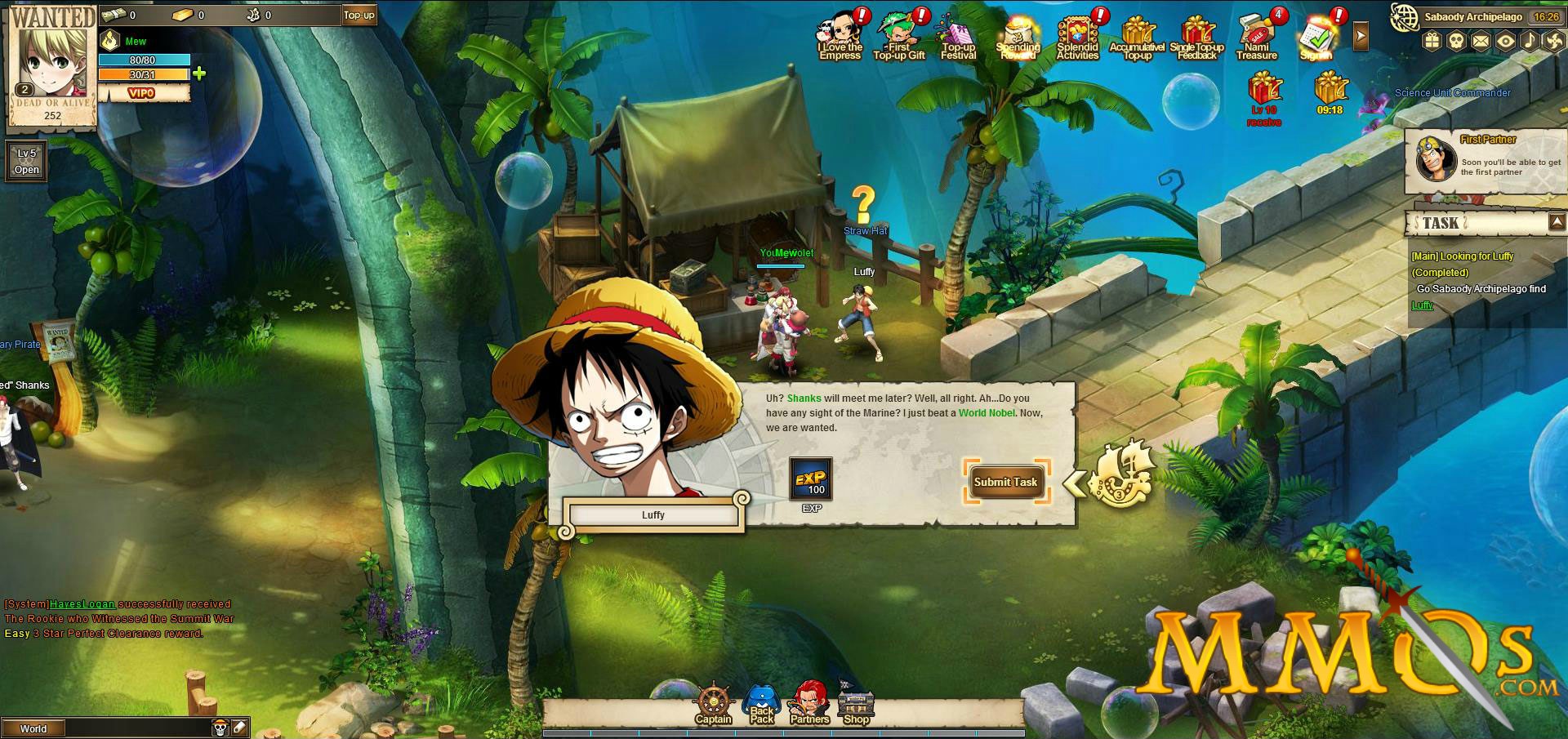 Review of One Piece 2 - Pirate King - MMO & MMORPG Games