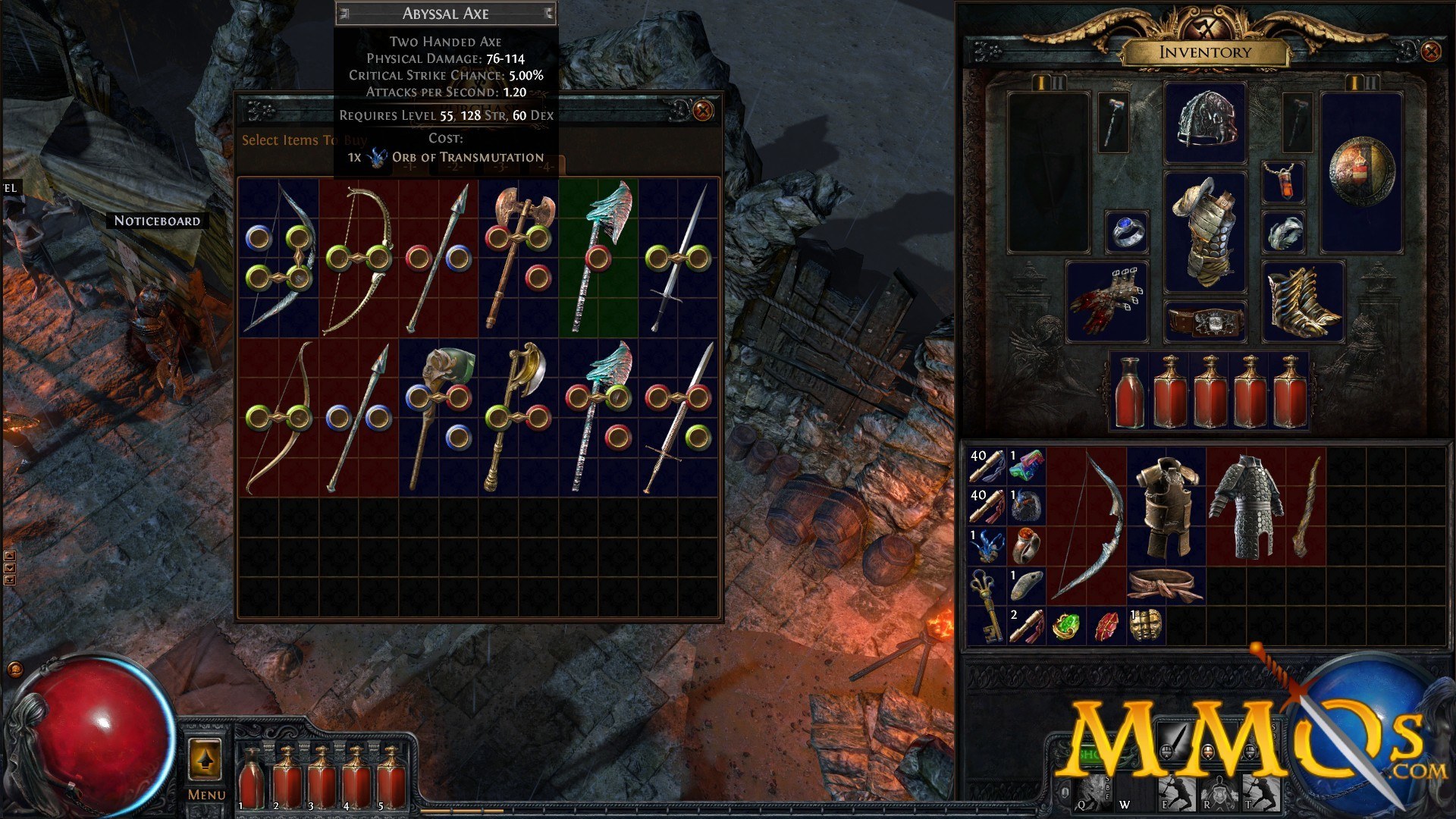 path of exile store items