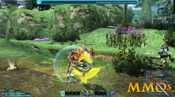 Phantasy Star Online 2 motion