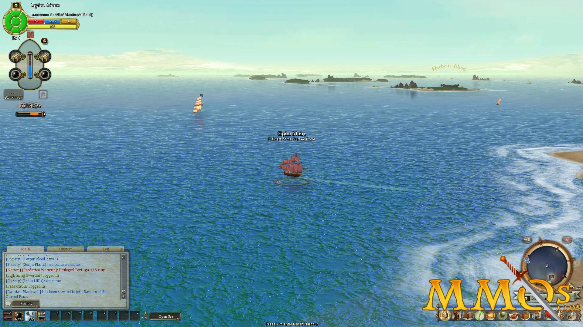 pirates of the burning sea map