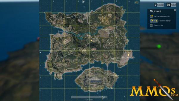 playerunknowns battlegrounds map