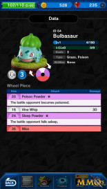 pokemon duel bulbasaur info